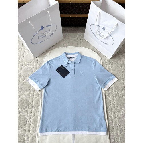 프라다 25fw 로고 반팔티