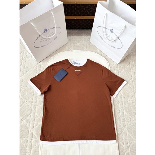 프라다 25fw 로고 반팔티