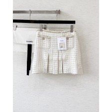 샤넬 실크 미니스커트