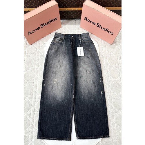 아크네스튜디오 25fw 잉크 스플래시 청바지