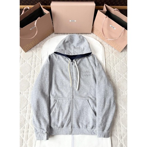 미우미우 25fw 양면 후드집업