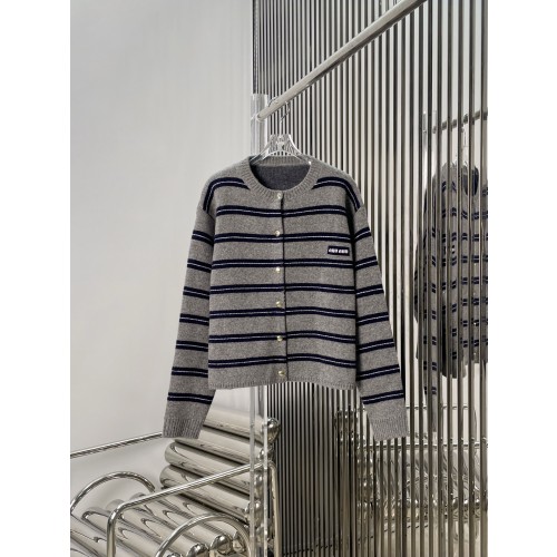 미우미우 스트라이프 가디건