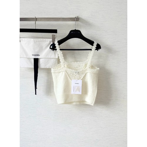 샤넬 크로셰 오픈워크 니트