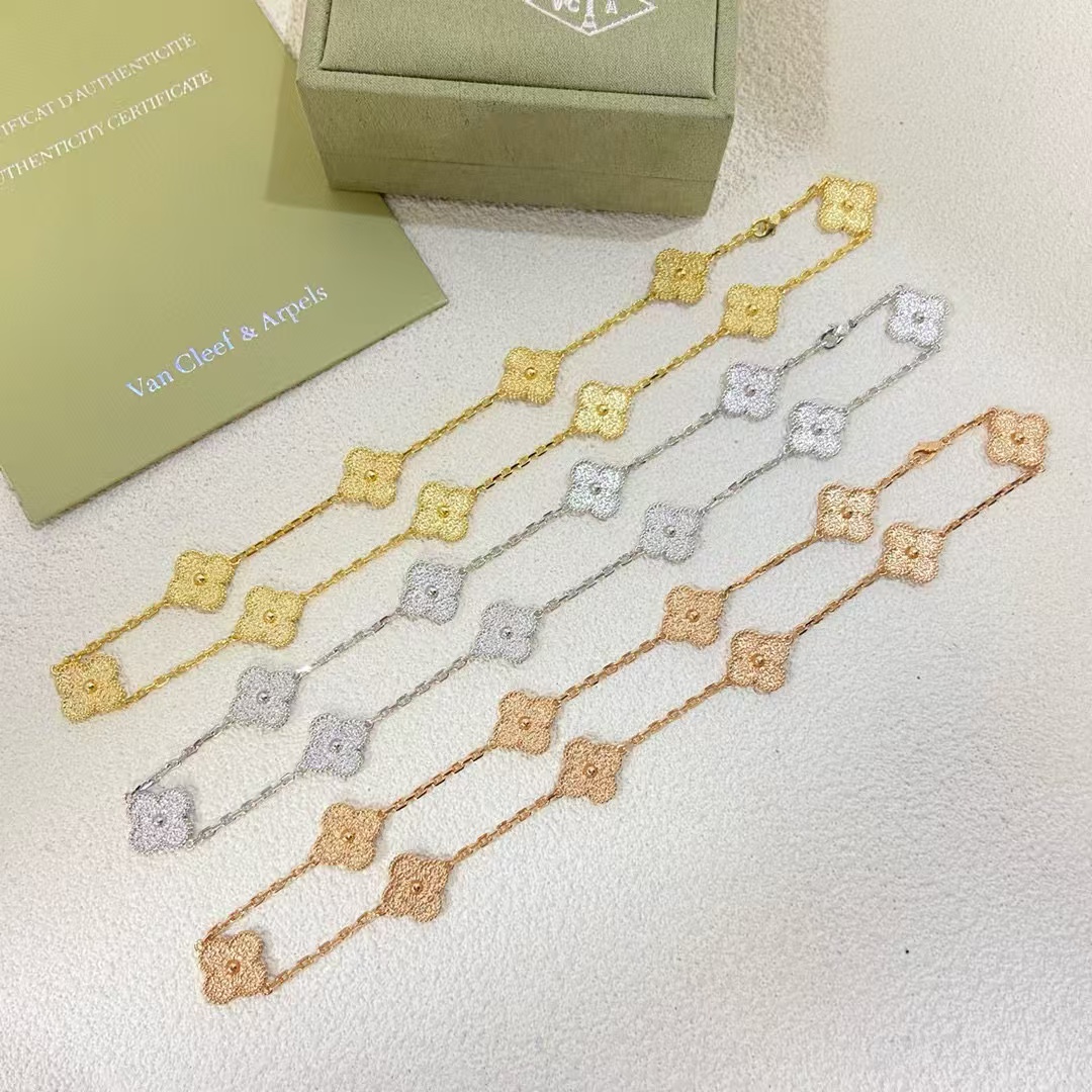 반클리프 빈티지 알함브라 네크리스 10 모티브