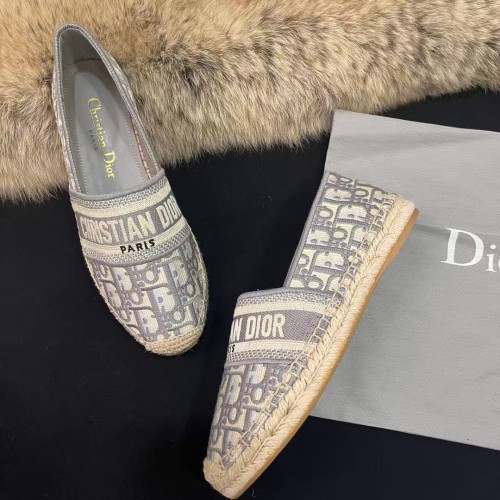 디올 그랑빌 에스파듀 딥 블루 슬립온