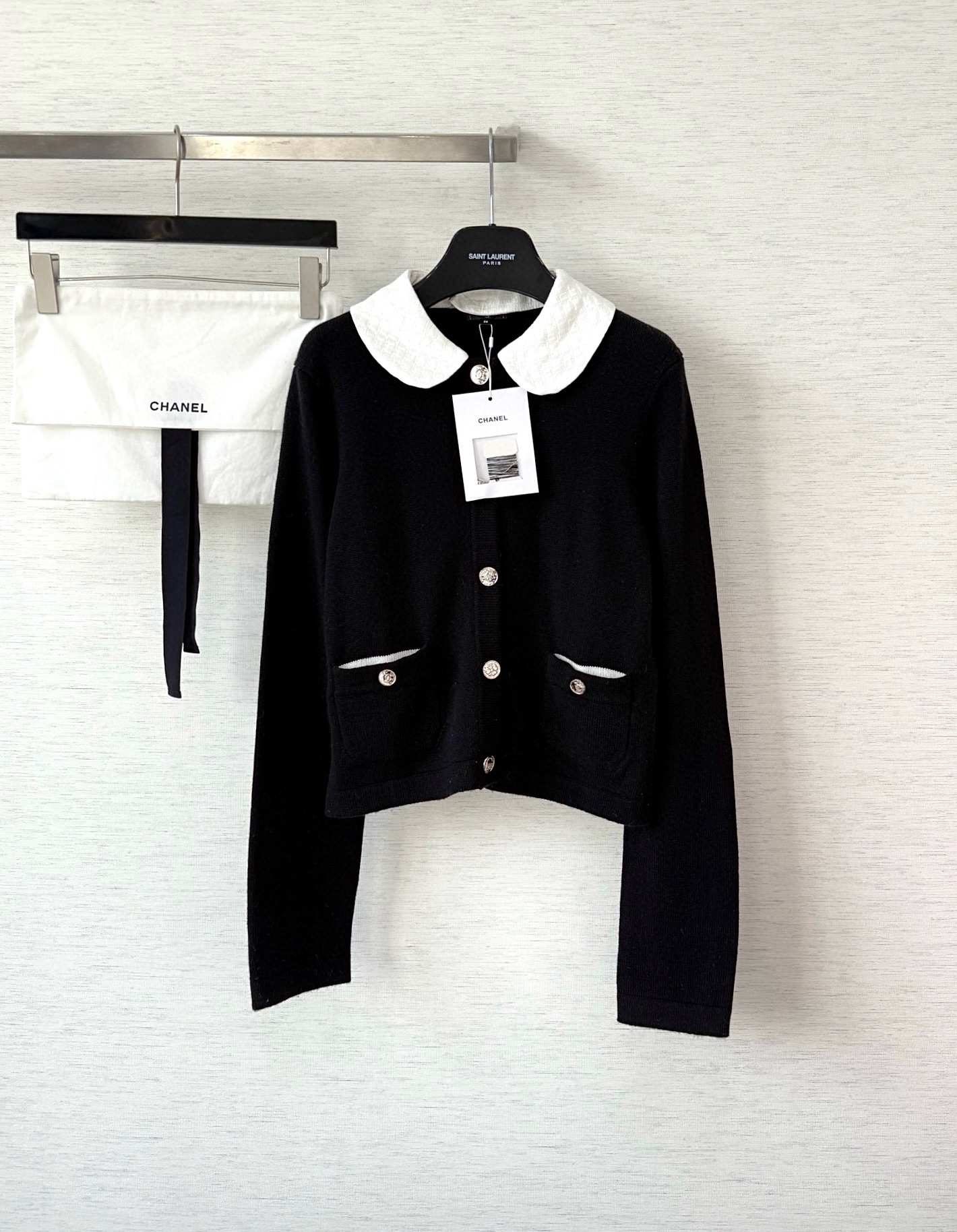 샤넬 캐시미어 니트 가디건