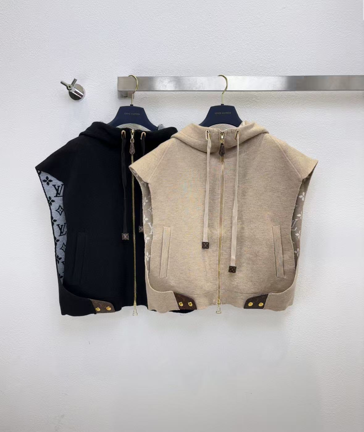 루이비통 더블 페이스 오픈 암 재킷