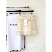 샤넬 레이스 스커트