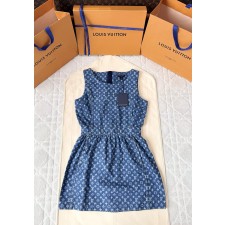 루이비통 데님 드레스