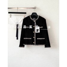 샤넬 코듀로이 자켓