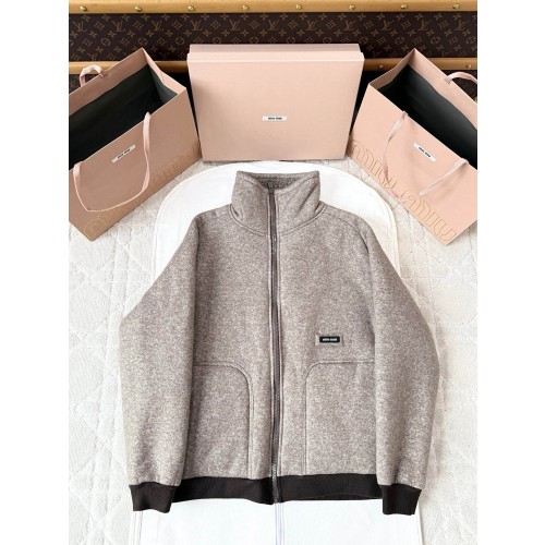 미우미우 폴라 프리스 집업