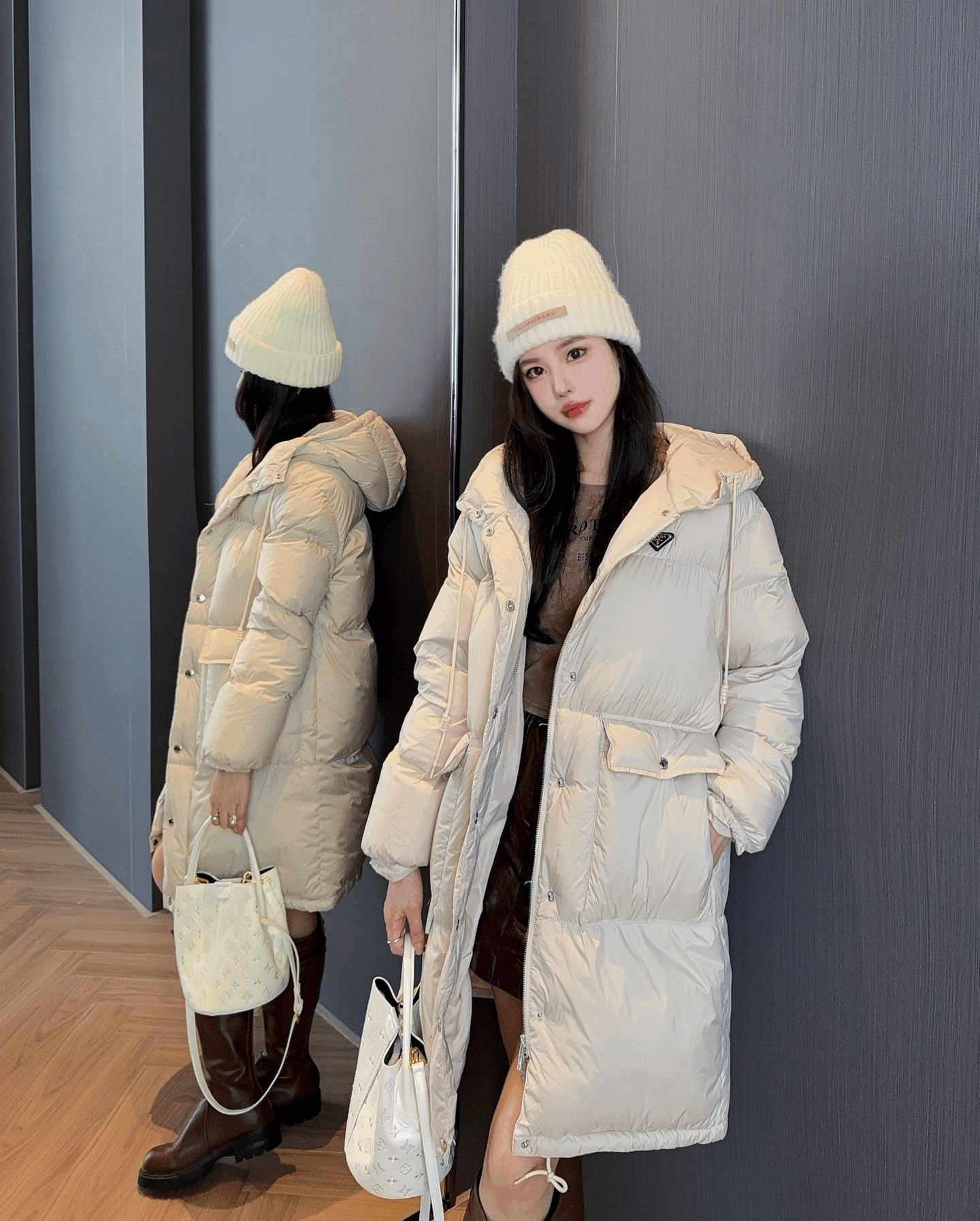 프라다 롱패딩 3컬러