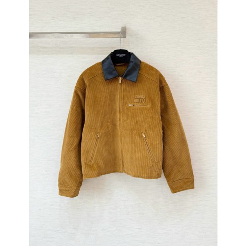 미우미우 코듀로이 자켓