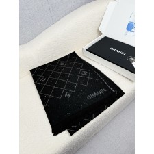 샤넬 퀄팅 로고 스카프