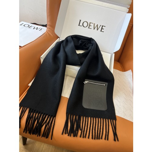 로에베 레더 포켓 스카프