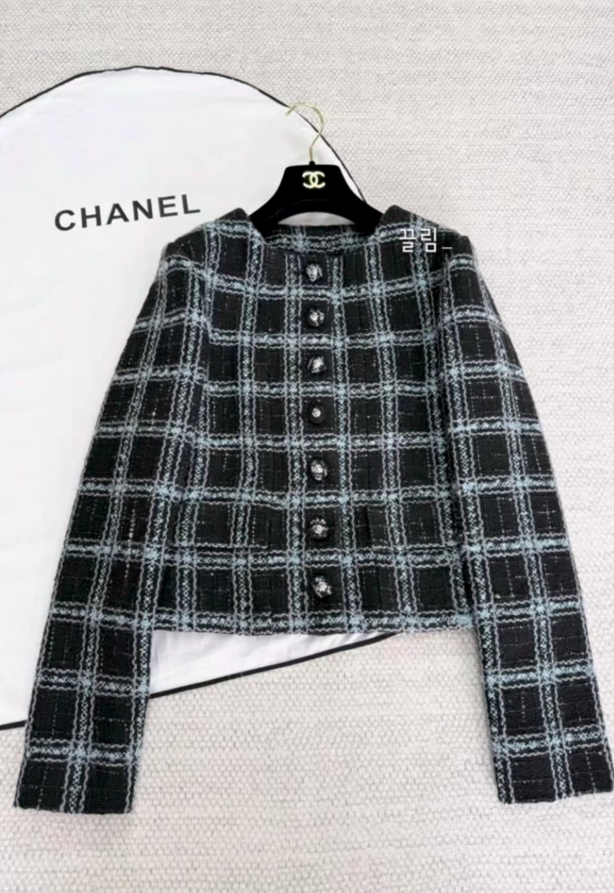 샤넬 울 트위드 자켓