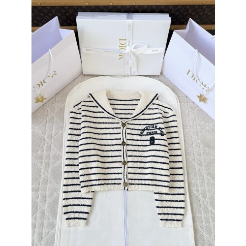 디올 스트라이프 가디건