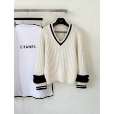 샤넬 25N V넥 스웨터