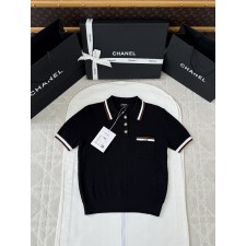 샤넬 카라 반팔티