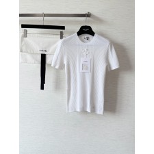 샤넬 26C 까멜리아 니트 탑