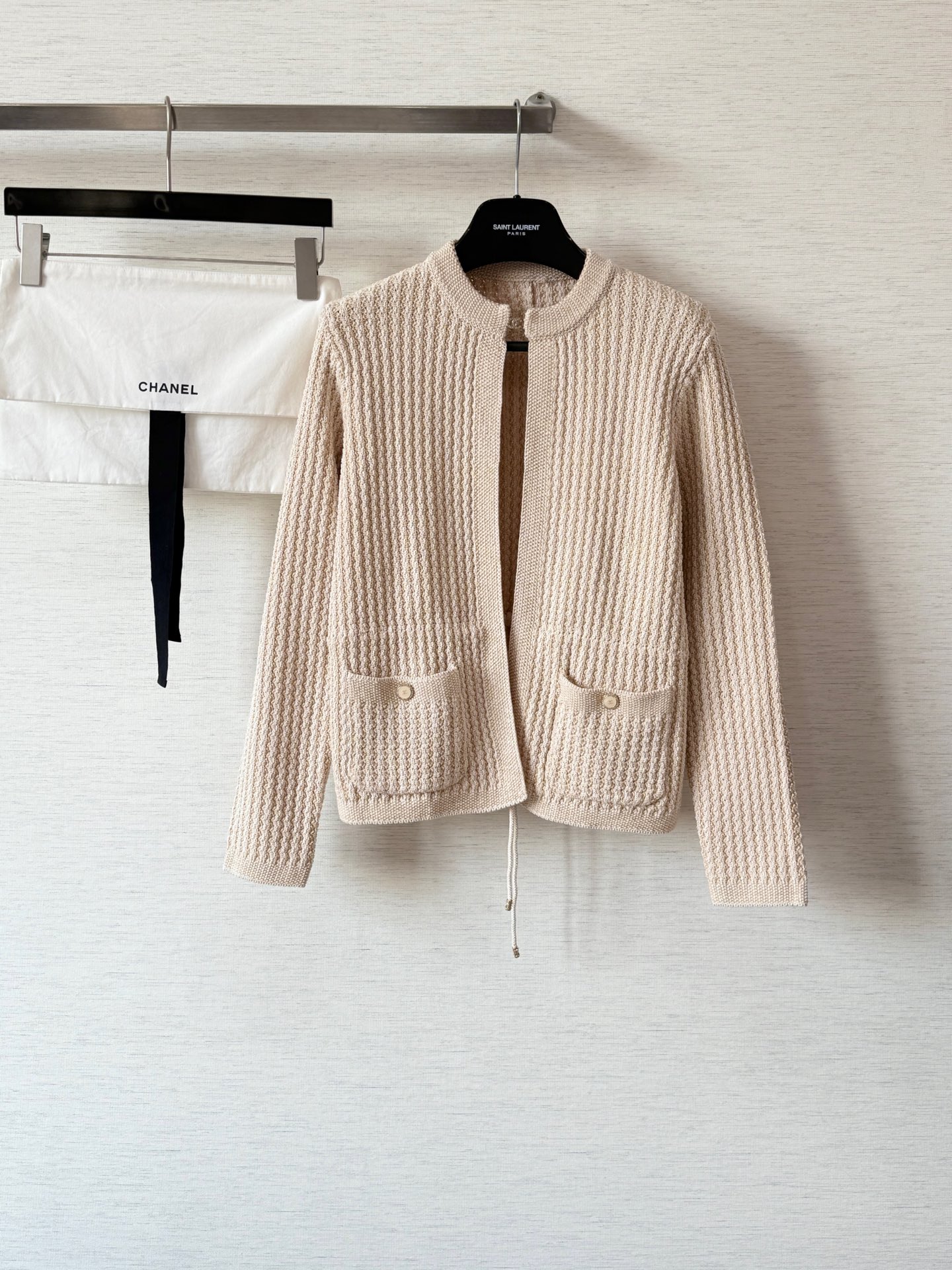 샤넬 26C 와플 니트 가디건