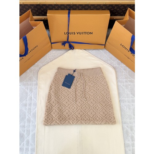 루이비통 26ss 니트 미니스커트