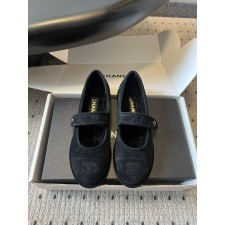 샤넬 25FW CC로고 메리제인 시어링 플랫슈즈