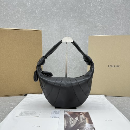 르메르 크루아상백 스몰 블랙 양가죽[램스킨]