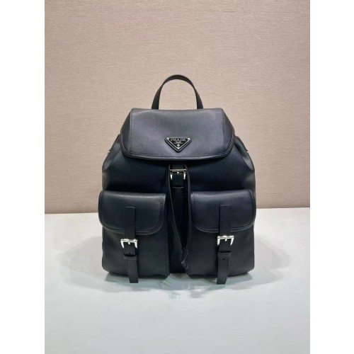프라다 미디엄 가죽 백팩