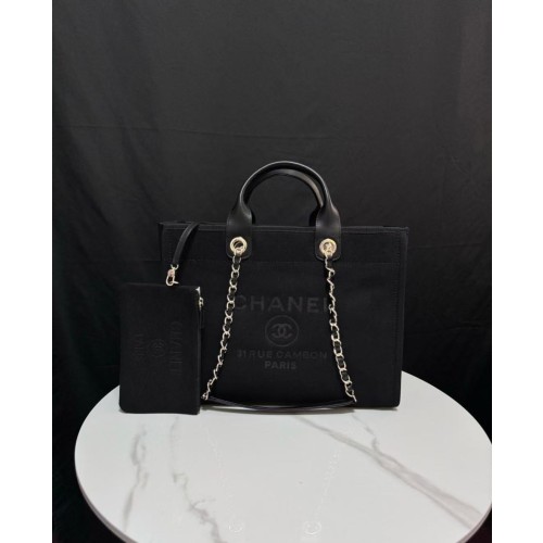 샤넬 도빌백 라지