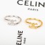 셀린느 트리옹프 애시메트릭 반지