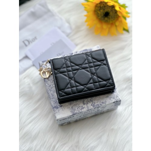 디올 Lady Dior Gardenia 미니 지갑
