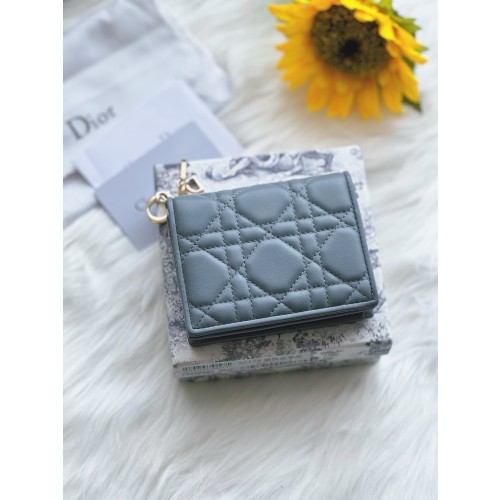 디올 Lady Dior Gardenia 미니 지갑