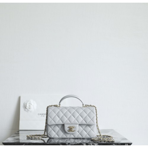 샤넬 클래식 뉴미니 탑핸들백 램스킨 [정품급]