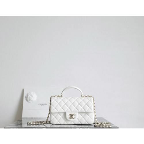 샤넬 클래식 뉴미니 탑핸들백 램스킨 [정품급]