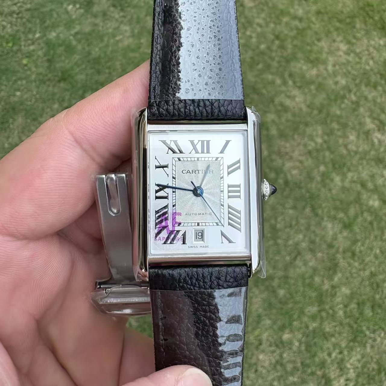 까르띠에 탱크 라지사이즈 스트랩 + 버클