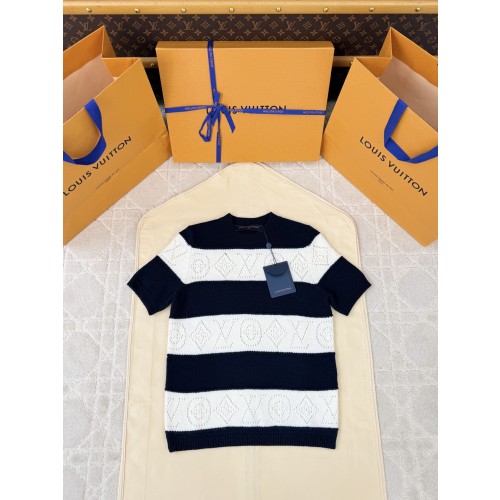 루이비통 니트 반팔티