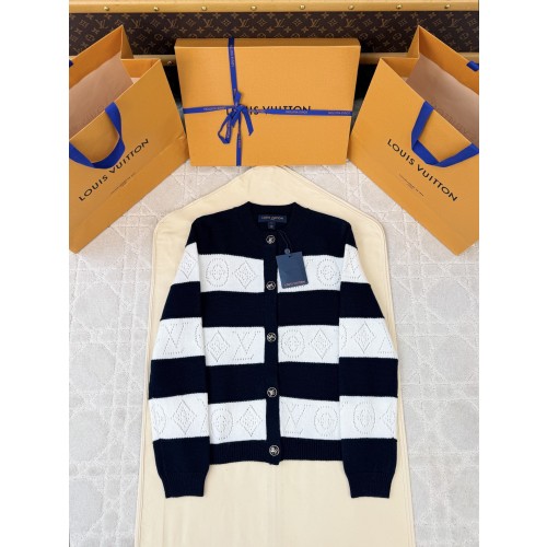 루이비통 스트라이프 니트 가디건