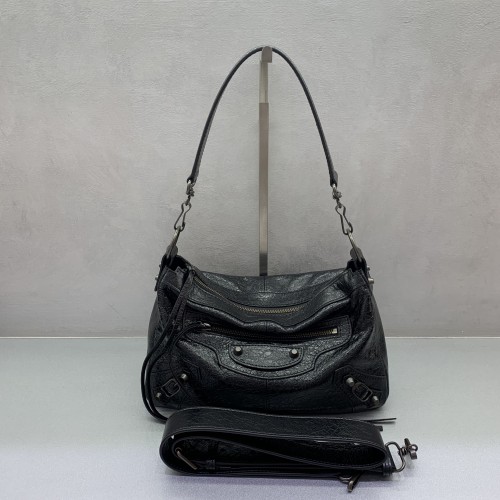 발렌시아가 르 시티 모토 스몰 블랙