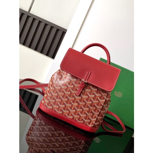 고야드 알핀 미니 백팩 레드