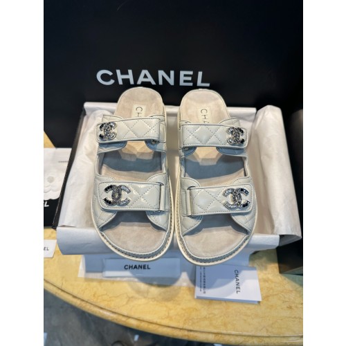 샤넬 CC 로고 벨크로 슬리퍼[정품급]