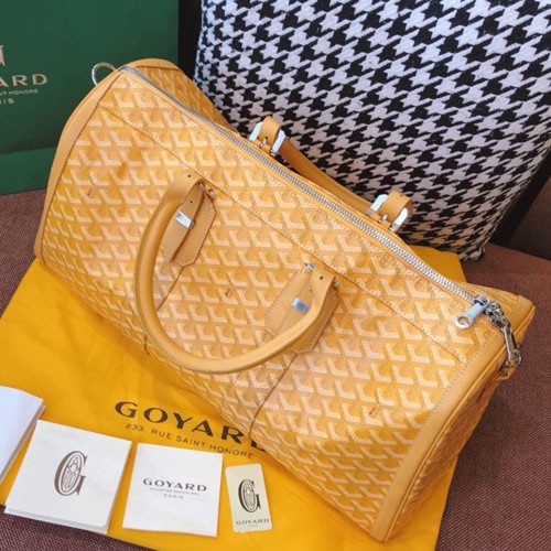 고야드 크로아지에르 보스턴백 옐로우 45cm