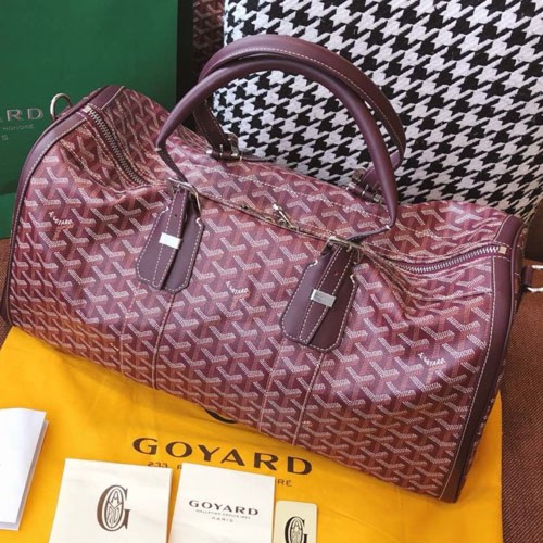 고야드 크로아지에르 보스턴백 버건디 45cm