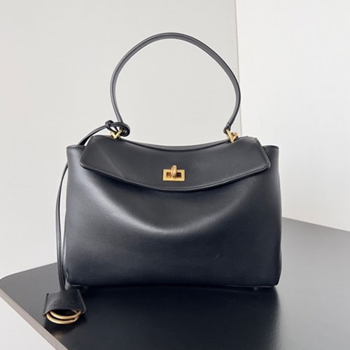 발렌시아가 로데오 미디엄 핸드백 블랙