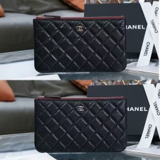 샤넬 클래식 스몰 파우치 캐비어 금장,은장