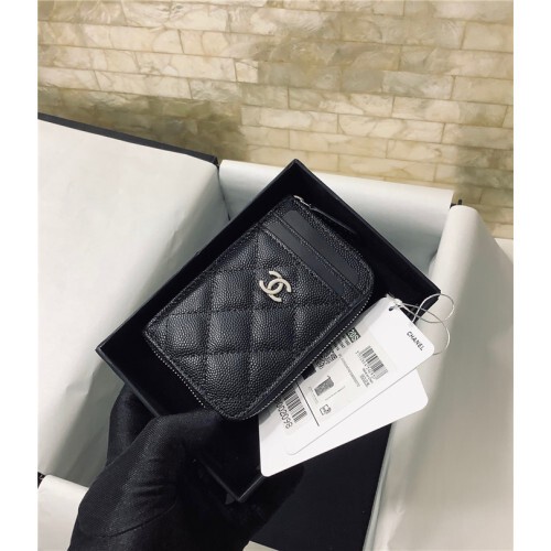 샤넬 캐비어 카드지갑 AS2106