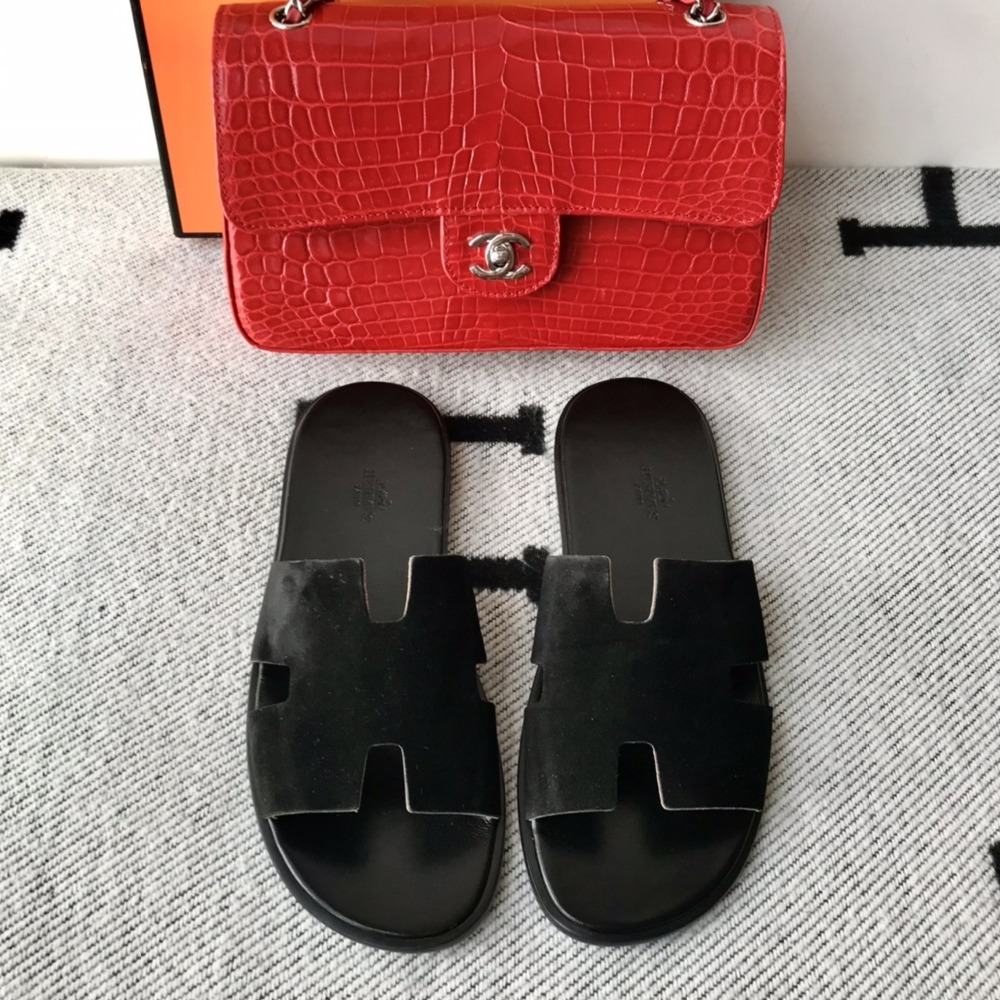 에르메스 이즈미르 슬리퍼 샌들 스웨이드 06